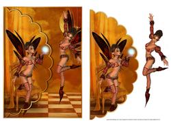 Fairyland Scallop Envelope Card