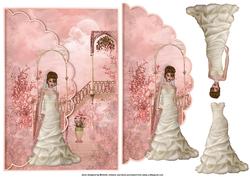 Beautiful Bride Scalloped Edge Envelope Card