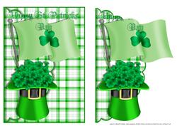 St Patricks Day Scalloped Edge Envelope Card