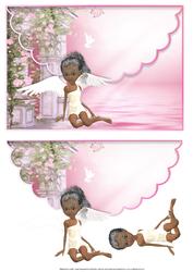 Mavka Angel Scalloped Edge Envelope Card