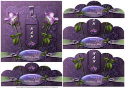 Lilac Roses Nan Mothers Day Bottom Stacker