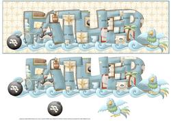 Father Large Dl Card Pirate Style