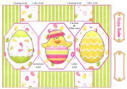 Easter Egg Surprise Octagon Pop-up Card