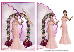 Beauty and the Bird Scalloped Edge Envelope Card