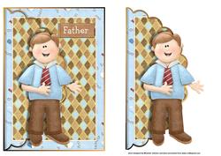 Father Scalloped Edge Envelope Card
