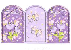 Princess and Dragon Arch Tri Fold Back Piece