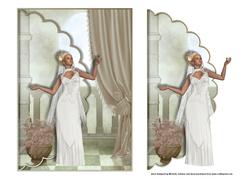 Beautiful Bride Scalloped Edge Envelope Card