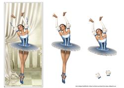 Beautiful Ballerina Dl Card