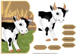 Bully for You, Out on the Farm Scallope Curve Card