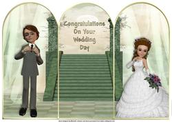 Wedding Day Arch Tri Fold