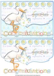 Special Delivery Boy Scalloped Edge Envelope Card
