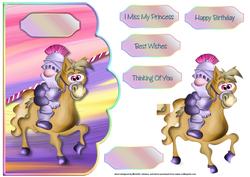 Looking for My Princess Scallope Curve Card