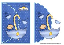 My Sunshine Boy Scalloped Edge Envelope Card