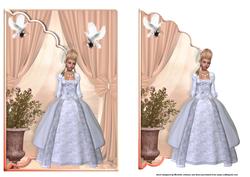 Victorian Elegance Scalloped Edge Envelope Card