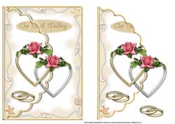 Beach Wedding Scalloped Edge Envelope Card
