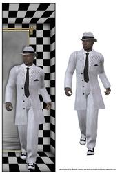 1920's Gangster Large Dl Card