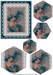 Pretty Ballerina Hexagon Pyramage
