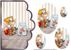 The Pill Doctor Scallope Edge Curve Card
