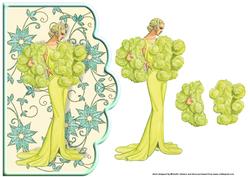 Vintage Elegance Scallope Edge Curve Card