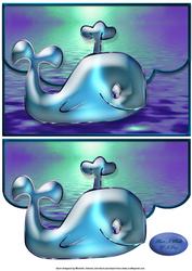 Whale of a Day Fancy Scalloped Edge Envelope Card