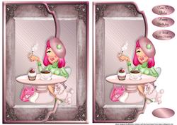 Break Before Shopping Fancy Scalloped Edge Envelope Card
