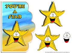 You're a Star Scallope Edge Curve Card