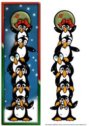 Penguins Large Dl Card