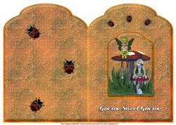 Gnome Sweet Gnome Scalloped Top Quick Card