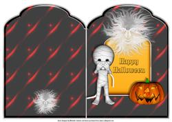 Halloween Scalloped Top Quick Card