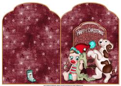 Wishing for Christmas Scalloped Top Quick Card