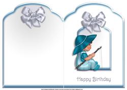 Fishing Like Dad Scalloped Top Quick Card