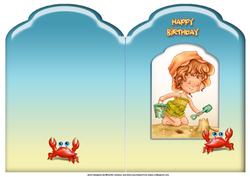 Sandcastles Scalloped Top Quick Card