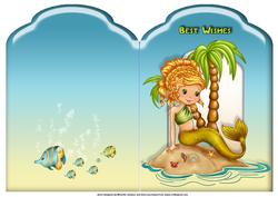 Little Mermaid Scalloped Top Quick Card