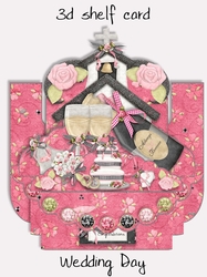 Wedding 3D Shelf Card Kit with Card Box