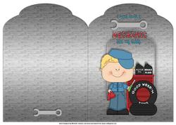 Mechanic Scalloped Top Quick Card