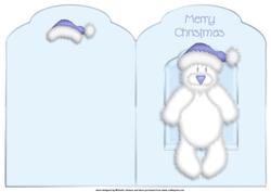 Polar Bear Scalloped Top Quick Card