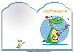 Christmas Rocks Scalloped Top Quick Card