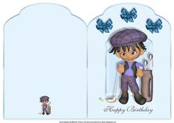 Golfin' Scalloped Top Quick Card