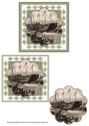 Vintage Shipyard Topper with Quick Decoupage