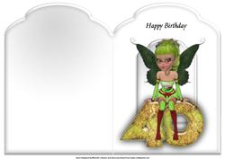 40 Fairy Scalloped Top Quick Card