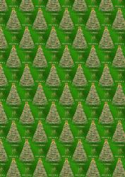 Christmas Tree Green Background
