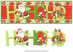 Ho Ho Ho Large Dl Card