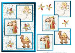 When Jesus Was Born Three Square Quick Card