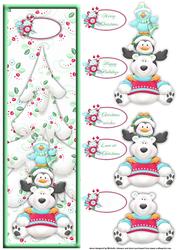 Polar Pals Totem Pole Large Dl Card