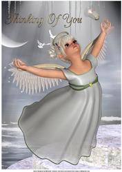 Little Angel 1 Thinking of You A4 Card