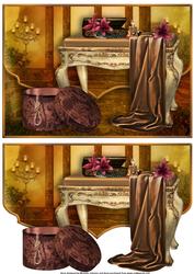 Boudoir Fany Edge Faux Envelope Card