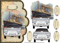 Transport (multi Use) Scallope Edge Curve Card