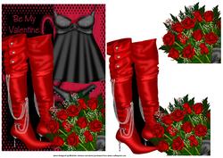 Baby Doll Valentine Card Front