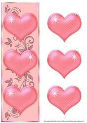 You Make My Heart Sparkle Large Dl Card