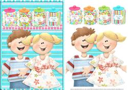 Kids in a Sweet Shop Card Front